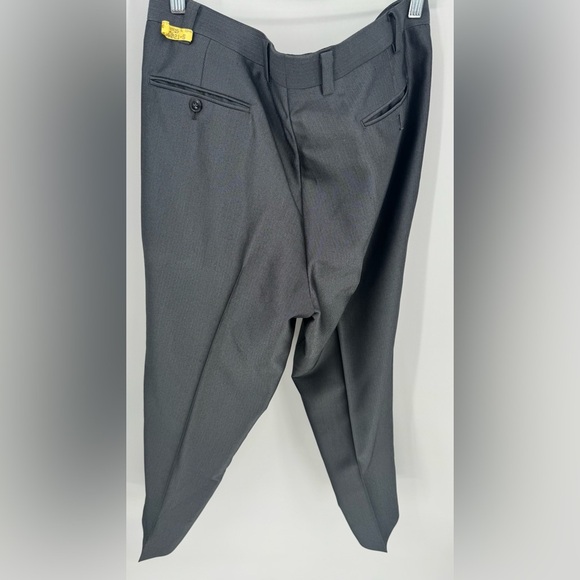 Calvin Klein Men's Metallic Gray Dress Pants - Picture 5 of 13